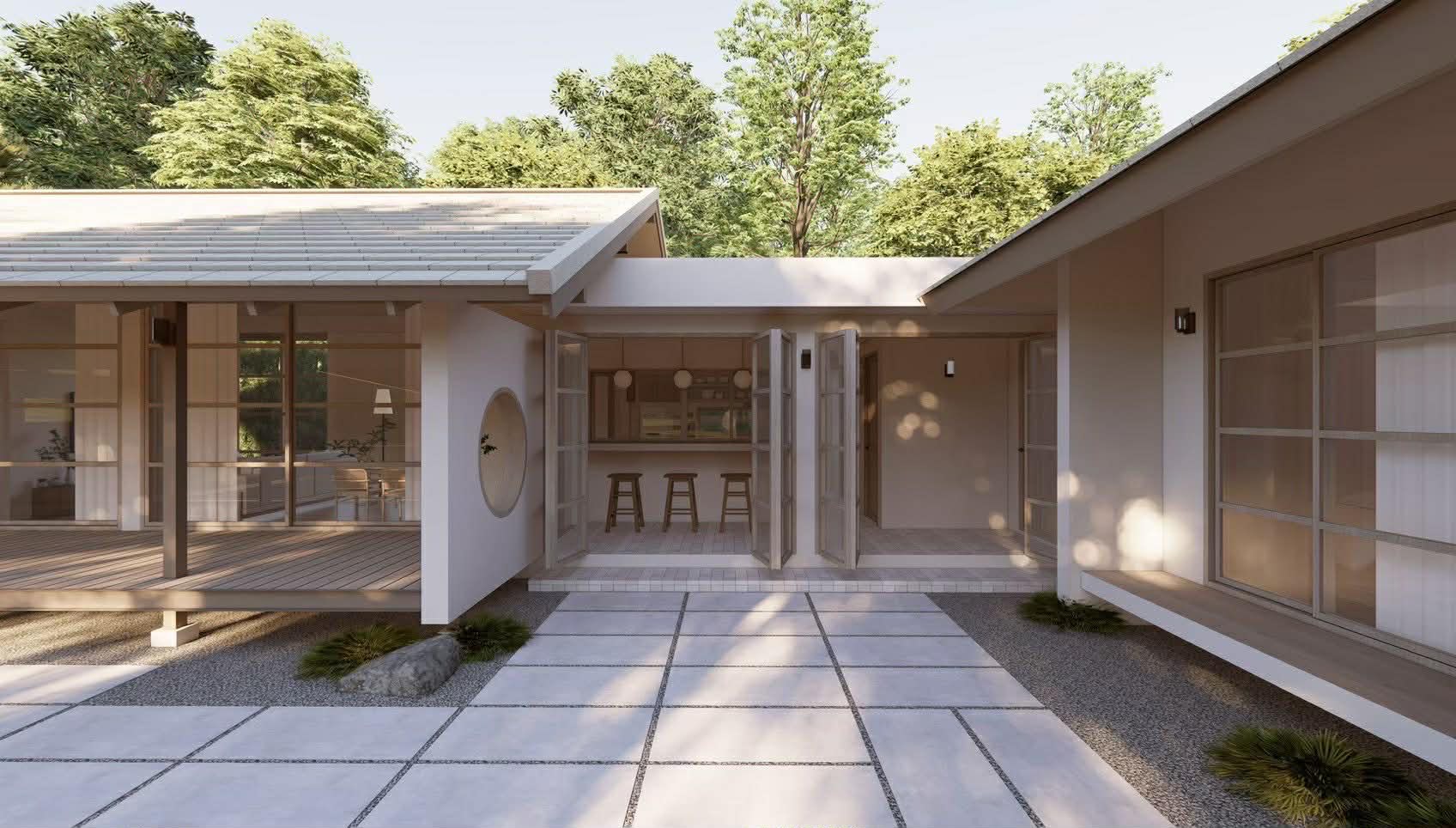 Courtyard & Kitchen Pavilion